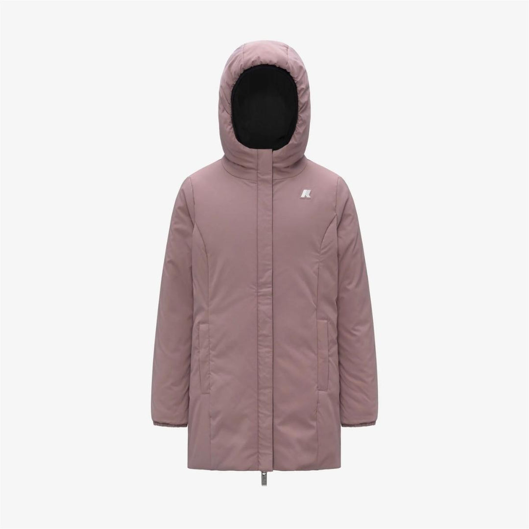 Giubbino da bambina Denise warm reversibile in tessuto tecnico imbottito in ecopiuma K11517WKBBM K-WAY