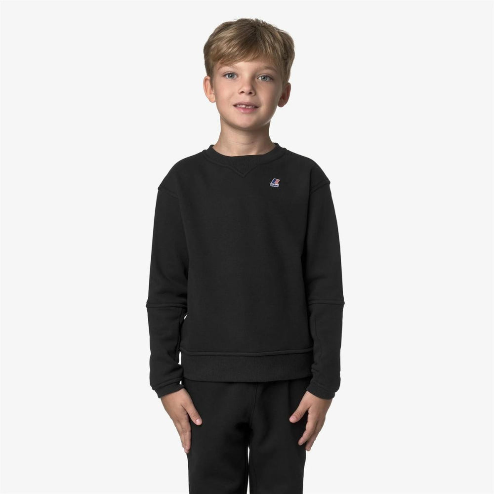 Felpa da bambino Nael girocollo con logo K7141TWJUSY K-WAY