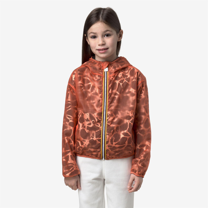 Giubbino da bambina laurette reversibile fantasia limited K5135YWJC66 K-WAY
