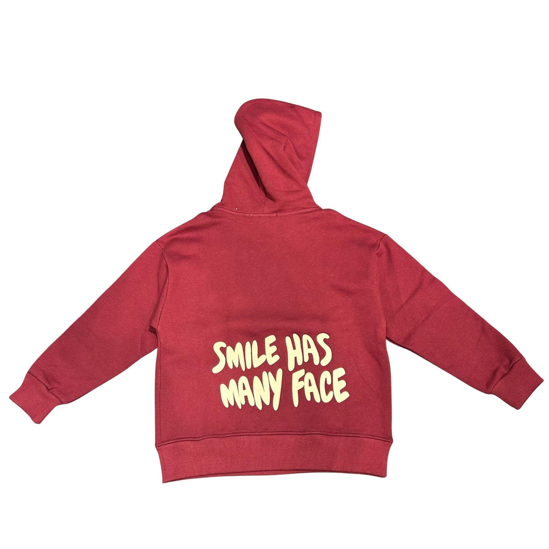 Felpa da bambino con cappuccio e ricamo logo MR3207BORDÒ MANUEL RITZ