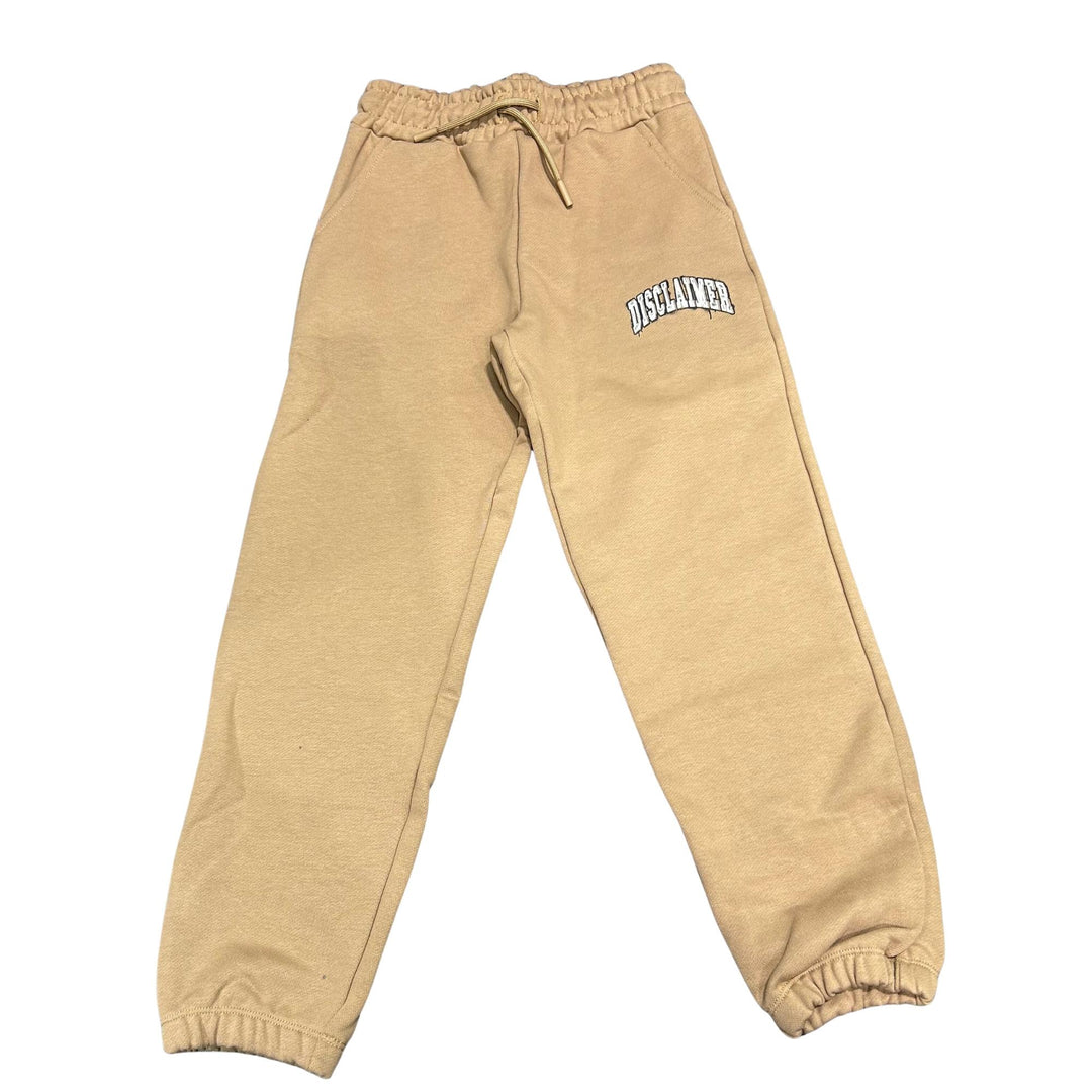Pantalone in felpa da bambino con stampa logo DK58681TABACCO DISCLAIMER