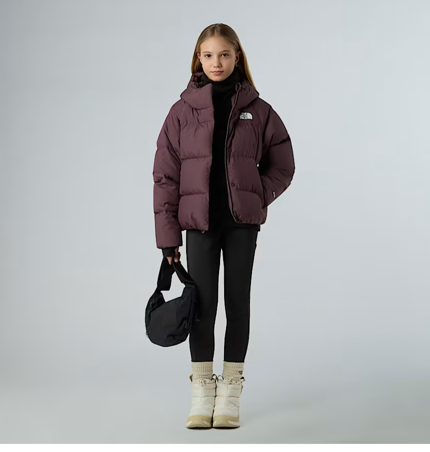 Giubbino in tessuto tecnico imbottito in piuma d'oca NORTH DOWN GAMARANTO THE NORTH FACE