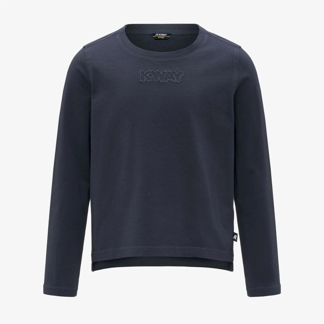 T-shirt da bambino elmerine shiny con logo in caldo cotone K5122TWK550 K-WAY