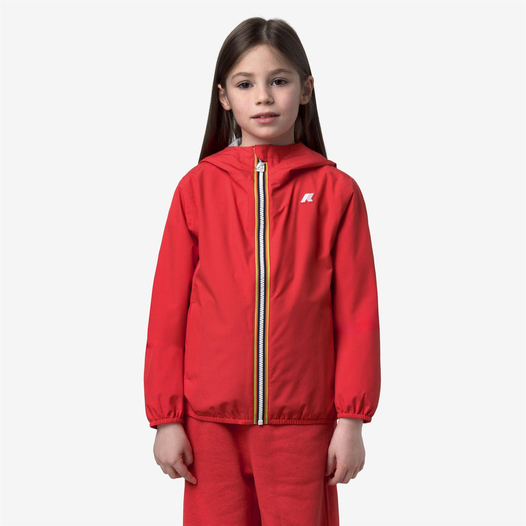 Giubbino da bambina lily strech  dot in tessuto tecnico stretch traspirante K4125CWKB04 K-WAY