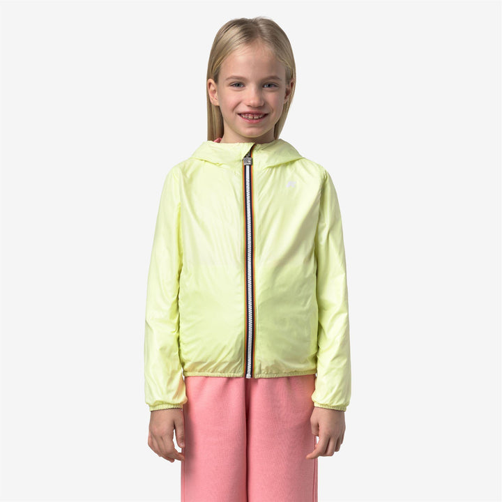Giubbino da bambina lily reversibile in tessuto tecnico traspirante K61313WKC0W K-WAY
