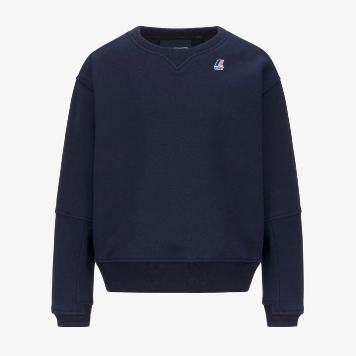 Felpa da bambino Nael girocollo con logo K7141TWKK89 K-WAY